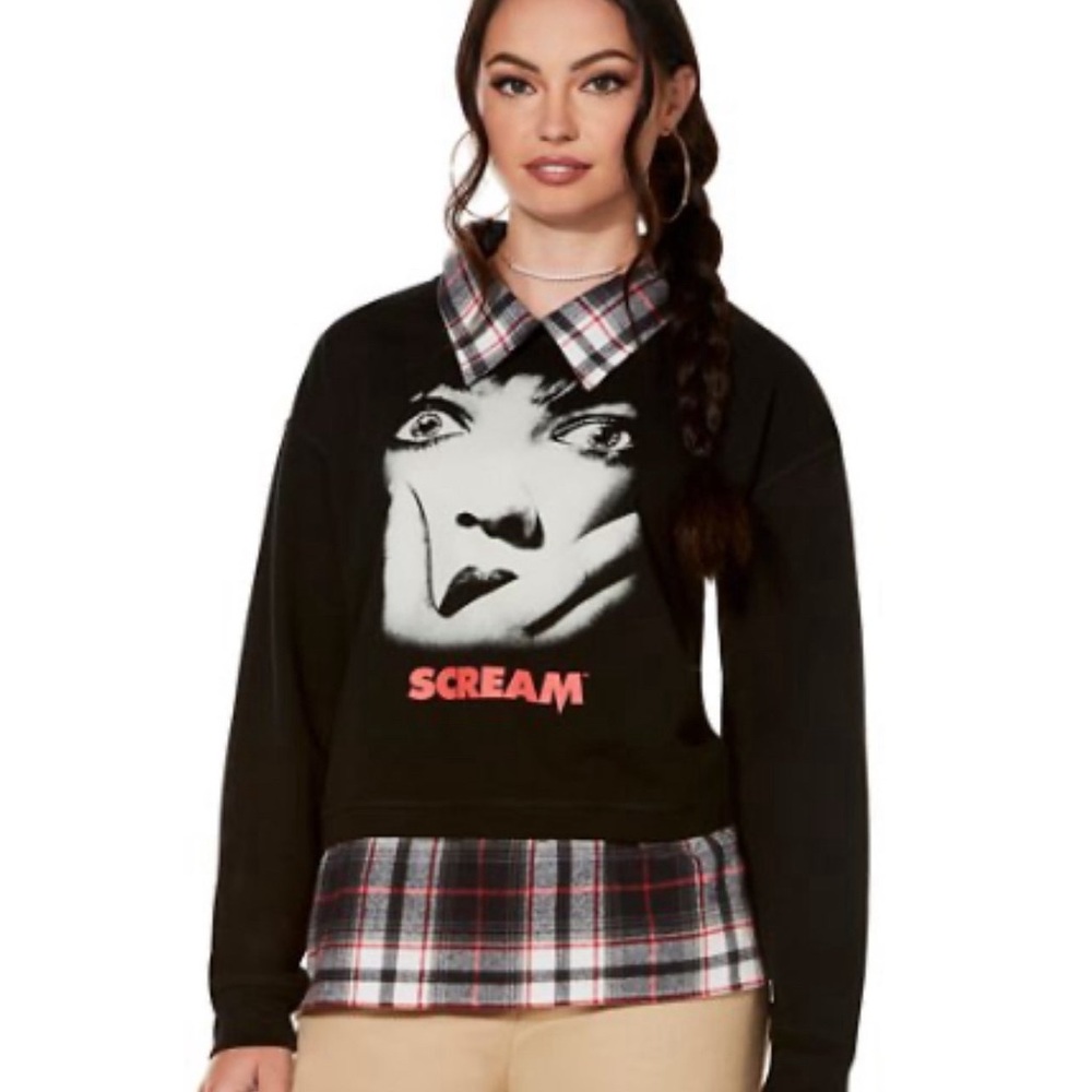 Scream Sweatshirt Flannel